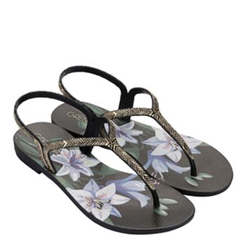 Sandalia-Preta-Flores-Calce-Facil-|-Grendha-Tamanho--35---Cor--PRETO-FLORAL-0